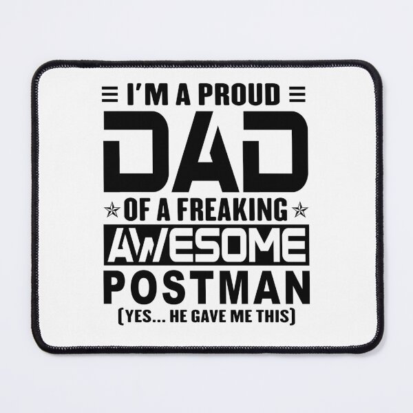 Item preview, I’m A Proud Dad Of A Freaking Awesome postman, Funny Dad Shirt, Dad Of postman Shirt, Dad Gifts, Christmas Gifts For Dad designed and sold by xlnv.