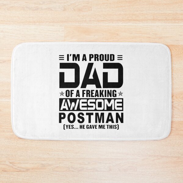 Item preview, I’m A Proud Dad Of A Freaking Awesome postman, Funny Dad Shirt, Dad Of postman Shirt, Dad Gifts, Christmas Gifts For Dad designed and sold by xlnv.