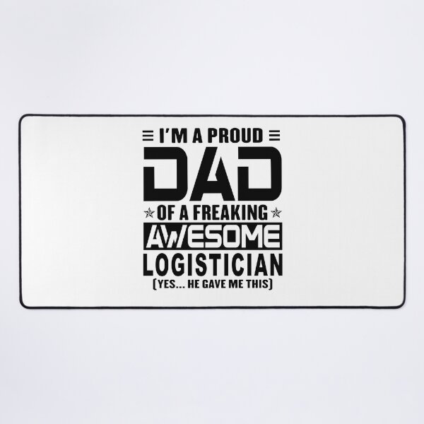 Item preview, I’m A Proud Dad Of A Freaking Awesome Logistician, Funny Dad Shirt, Dad Of Logistician Shirt, Dad Gifts, Christmas Gifts For Dad designed and sold by xlnv.
