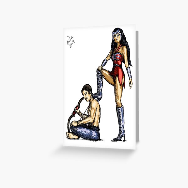 Catra and Bow, 2014 Greeting Card