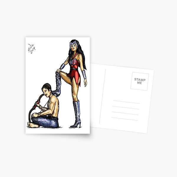 Catra and Bow, 2014 Postcard