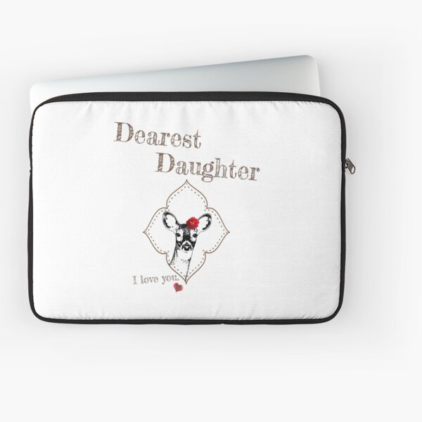 Deer Elder Daughter - I love my dear family Laptop Sleeve