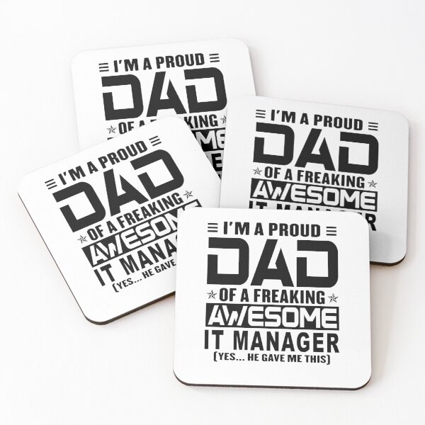 Item preview, I’m A Proud Dad Of A Freaking Awesome IT manager, Funny Dad Shirt, Dad Of IT manager Shirt, Dad Gifts, Christmas Gifts For Dad designed and sold by xlnv.