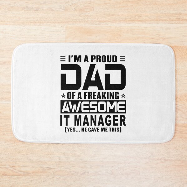 Item preview, I’m A Proud Dad Of A Freaking Awesome IT manager, Funny Dad Shirt, Dad Of IT manager Shirt, Dad Gifts, Christmas Gifts For Dad designed and sold by xlnv.