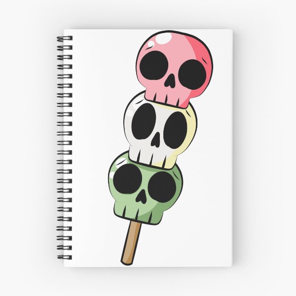 Item preview, Tri color Skull Dango on a skewer designed and sold by WildRose271.