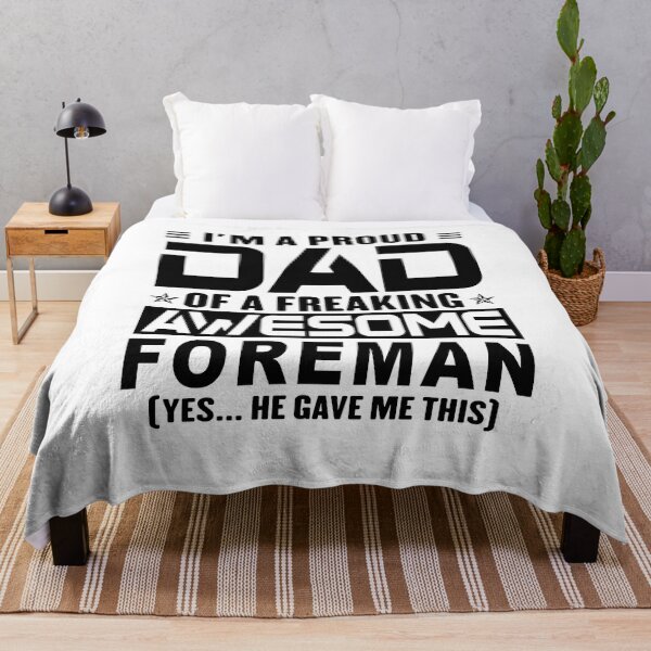Item preview, I’m A Proud Dad Of A Freaking Awesome foreman, Funny Dad Shirt, Dad Of foreman Shirt, Dad Gifts, Christmas Gifts For Dad designed and sold by xlnv.