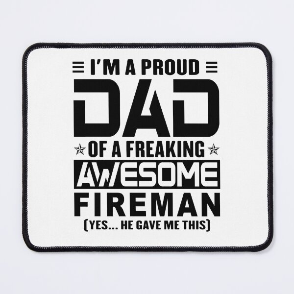 Item preview, I’m A Proud Dad Of A Freaking Awesome fireman, Funny Dad Shirt, Dad Of fireman Shirt, Dad Gifts, Christmas Gifts For Dad designed and sold by xlnv.