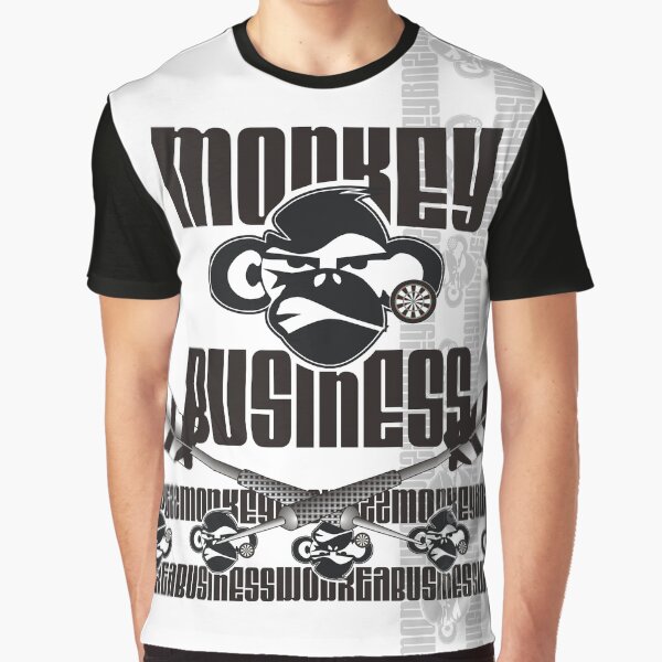 Monkey Business Darts Team Graphic T-Shirt
