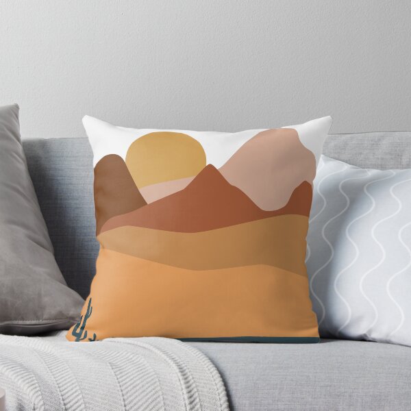 Item preview, Desert Terrain Sunset Landscape designed and sold by Old Urban Farmhouse Design Studio.
