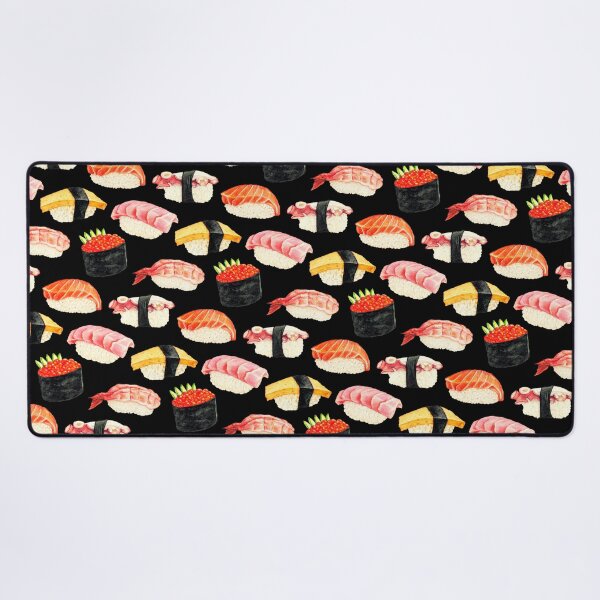 Item preview, Patrón Sushi Nigiri - Negro designed and sold by Kelly Gilleran.