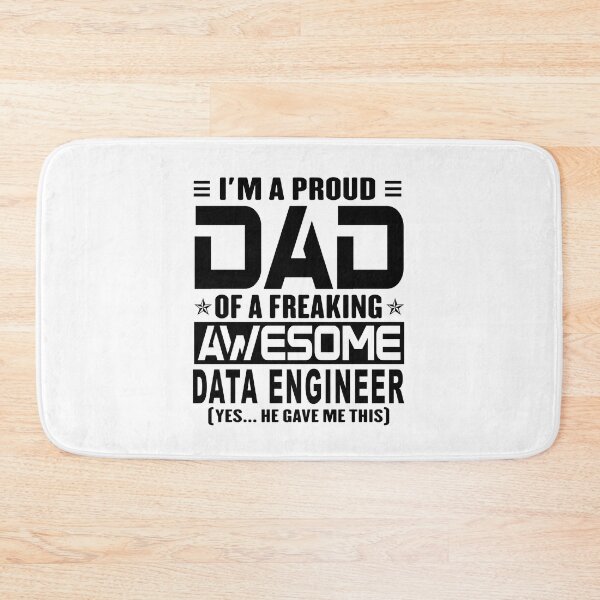 Item preview, I’m A Proud Dad Of A Freaking Awesome Data engineer, Funny Dad Shirt, Dad Of Data engineer Shirt, Dad Gifts, Christmas Gifts For Dad designed and sold by xlnv.
