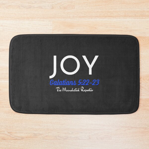 Item preview, The Fruit of The Spirit Joy - Dark Gray and White designed and sold by TheReporter1.