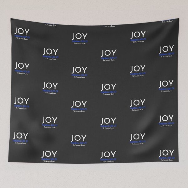 Item preview, The Fruit of The Spirit Joy - Dark Gray and White designed and sold by TheReporter1.