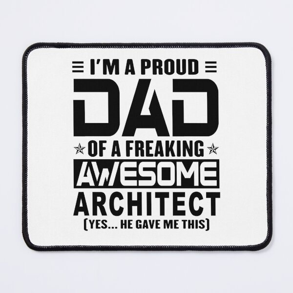 Item preview, I’m A Proud Dad Of A Freaking Awesome architect, Funny Dad Shirt, Dad Of architect Shirt, Dad Gifts, Christmas Gifts For Dad designed and sold by xlnv.