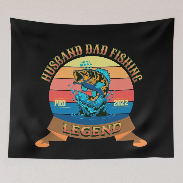 Item preview,  HUSBAND DAD FISHING LEGEND  VINTAGE SUNSET designed and sold by Affyboss6.