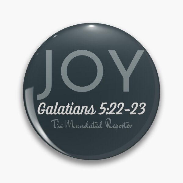 Item preview, The Fruit of The Spirit Joy - Dark Blue and Gray designed and sold by TheReporter1.