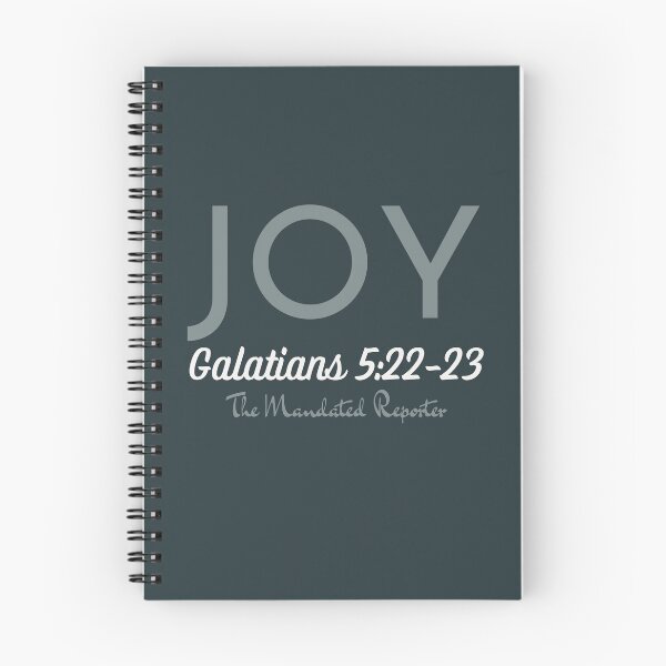 Item preview, The Fruit of The Spirit Joy - Dark Blue and Gray designed and sold by TheReporter1.