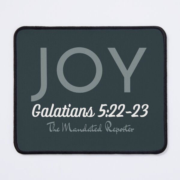 Item preview, The Fruit of The Spirit Joy - Dark Blue and Gray designed and sold by TheReporter1.