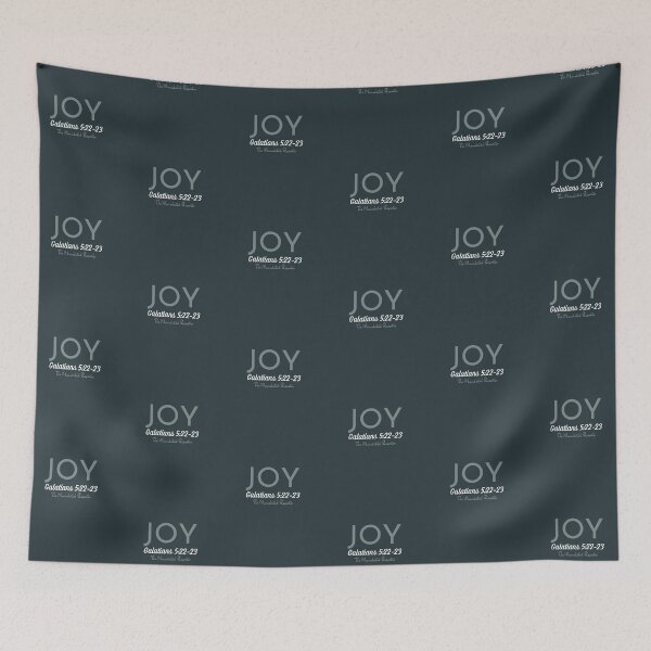 Item preview, The Fruit of The Spirit Joy - Dark Blue and Gray designed and sold by TheReporter1.