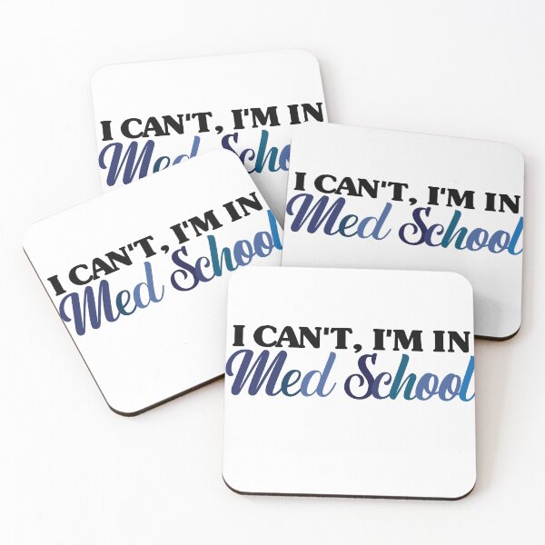 Item preview, I Can't I'm In Med School, funny Medical Student Shirt designed and sold by Morja2015.