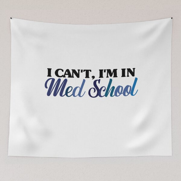 Item preview, I Can't I'm In Med School, funny Medical Student Shirt designed and sold by Morja2015.