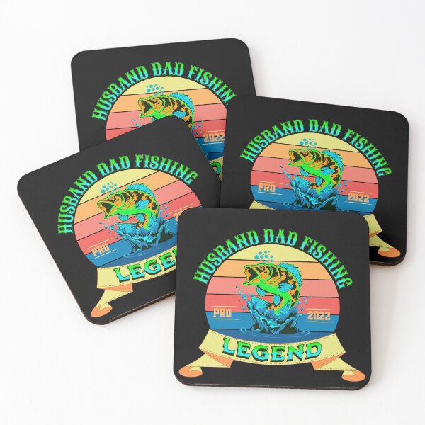 Item preview,  HUSBAND DAD FISHING LEGEND  VINTAGE SUNSET designed and sold by Affyboss6.