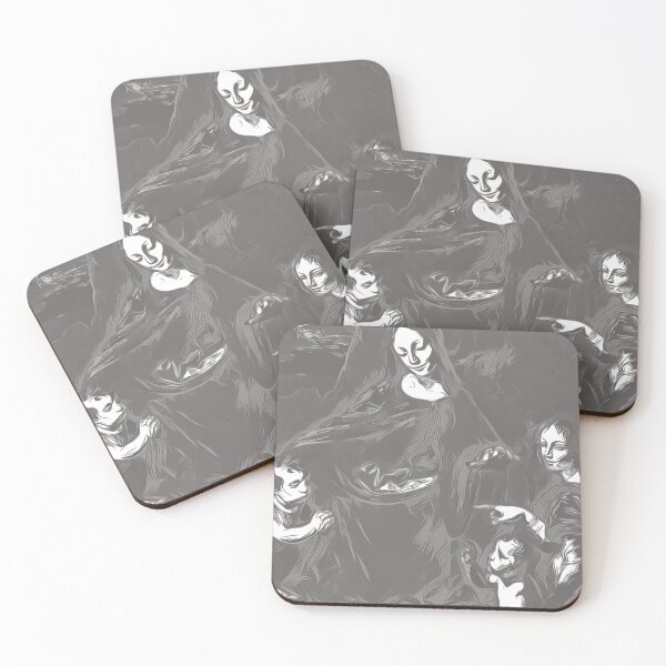 Item preview, The Virgin Of The Rocks: Leonardo Da Vinci Digitally Edited, Altered Into 3:2 Format, and Black and White (White Clear Background) designed and sold by TeachUrb.