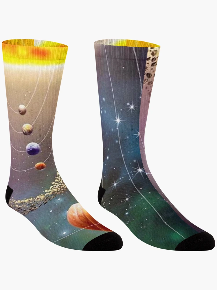 Thumbnail 3 of 5, Socks, The Solar System designed and sold by UnityVerse.