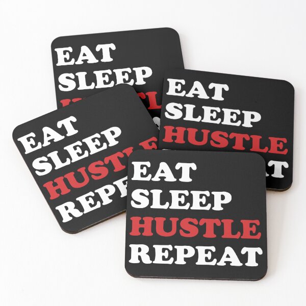 Aperçu de l'œuvre Mangez Sleep Hustle Repeat créée et vendue par SomeDesignThing.