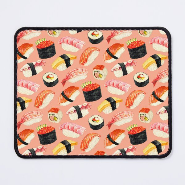 Item preview, Sushi Pattern - Pink designed and sold by Kelly  Gilleran.
