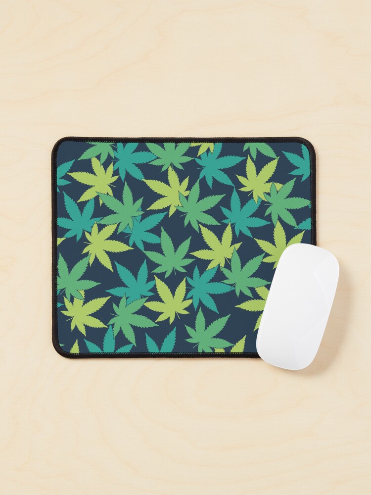 Thumbnail 1 of 5, Mouse Pad, Weed Leaf Pattern designed and sold by SweetLog.