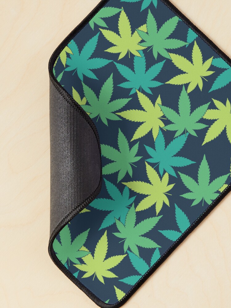 Thumbnail 2 of 5, Mouse Pad, Weed Leaf Pattern designed and sold by SweetLog.