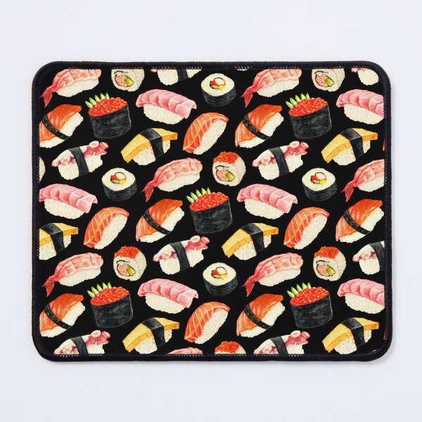 Item preview, Sushi Pattern - Black designed and sold by Kelly  Gilleran.