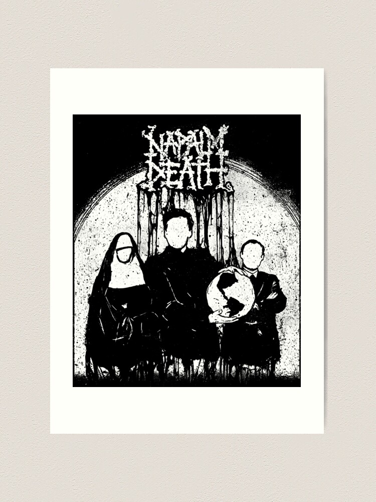 Napalm Death シルクスクリーンポスター 1996年（Napalm Death