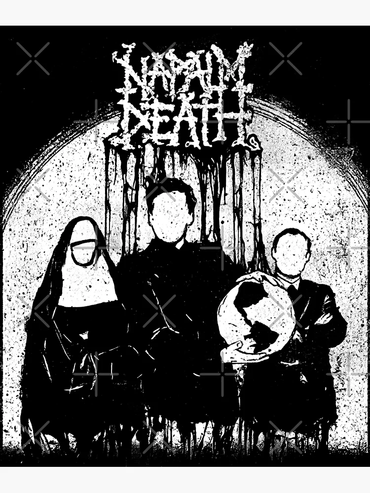 Napalm Death シルクスクリーンポスター 1996年（Napalm Death