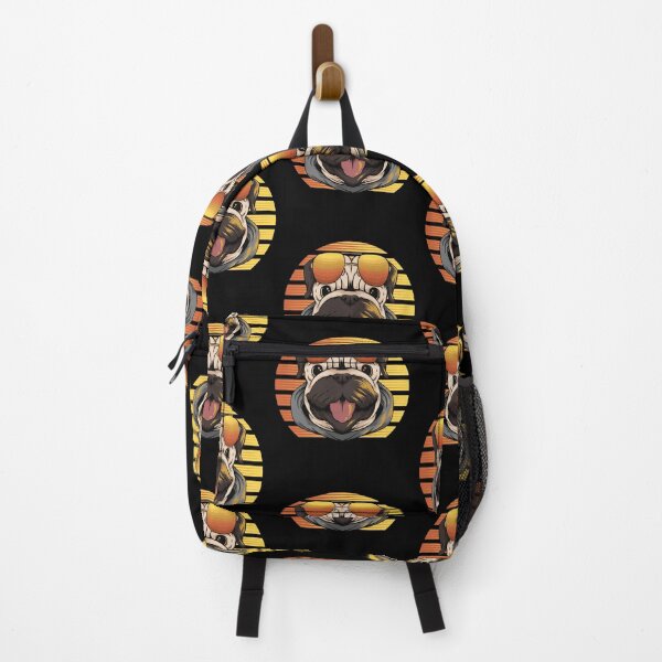 Item preview, Pug Dog with Retro Sunset designed and sold by Peter Stawicki.