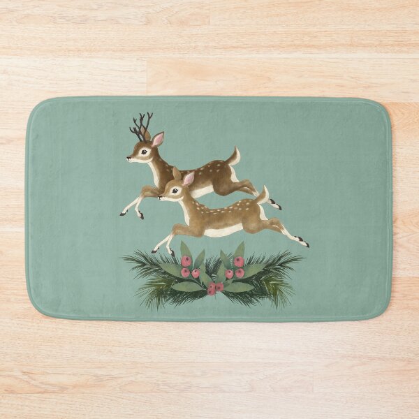 Item preview, winter deer // repeat pattern designed and sold by lauragraves.