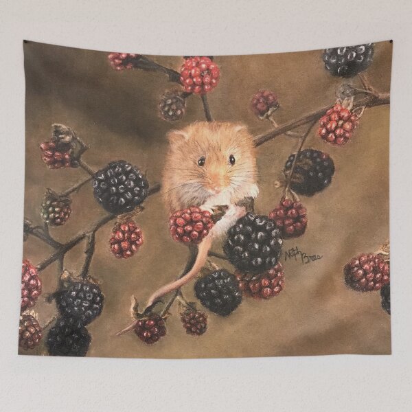 Item preview, Field mice and berries | Harvest mouse lover designed and sold by NathBros.