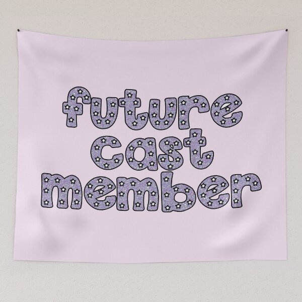 Item preview, Future Cast Member Purple Glitter designed and sold by samantha brachman.
