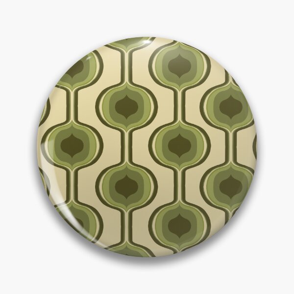 Item preview, Mid-Century Modern Art 12.0 Abstract Stonefruit Pattern designed and sold by Old Urban Farmhouse Design Studio.