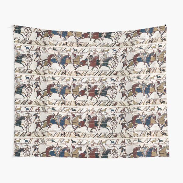 Bayeux Tapestry Wall Hanging - Medieval Wall Tapestry - Medieval Decor -  Bayeux Chevalier Tapestry - Bayeux fragment