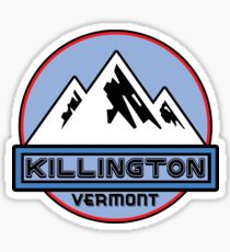 SKI KILLINGTON VERMONT Mountain Skiing SKIIER SNOWBOARD Sticker