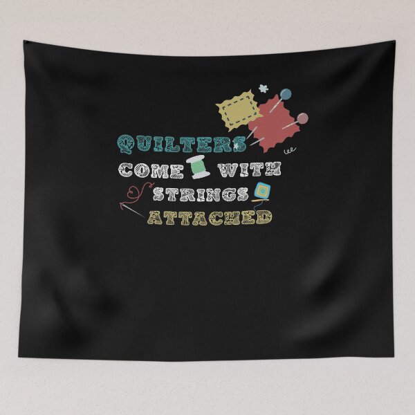 Item preview, quilters come with strings attached designed and sold by Artsy Aura ⭐⭐⭐⭐⭐  .