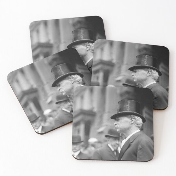 Item preview, Mark Twain Wearing A Top Hat designed and sold by warishellstore.