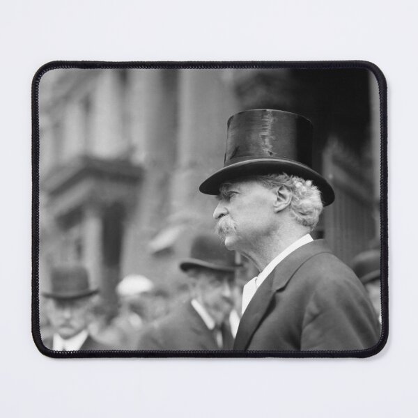 Item preview, Mark Twain Wearing A Top Hat designed and sold by warishellstore.