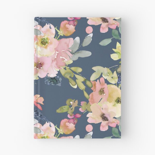 Item preview, BLUE FLORAL WATERCOLOR designed and sold by alastres.