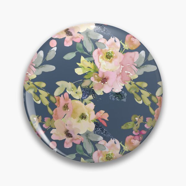Item preview, BLUE FLORAL WATERCOLOR designed and sold by alastres.