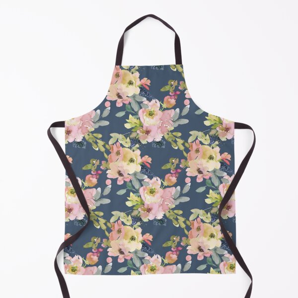 Item preview, BLUE FLORAL WATERCOLOR designed and sold by alastres.