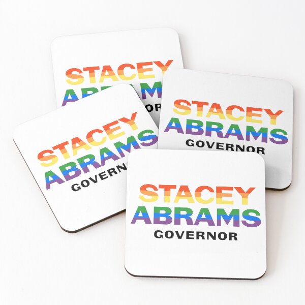 Item preview, Stacey Abrams 2026 Georgia Governor LGBT Gay Pride Rainbow  designed and sold by YikesForever.