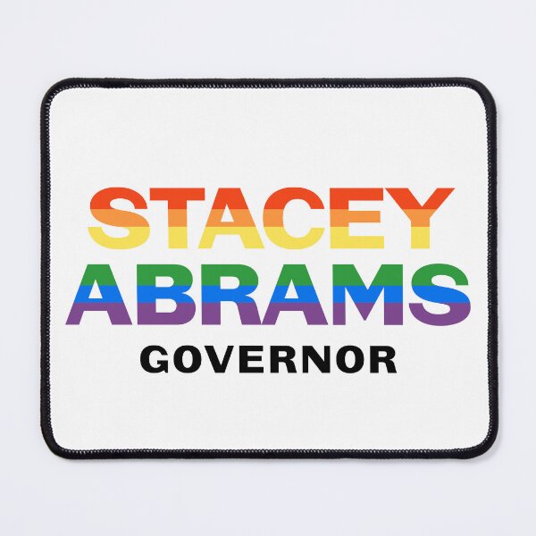 Item preview, Stacey Abrams 2026 Georgia Governor LGBT Gay Pride Rainbow  designed and sold by YikesForever.